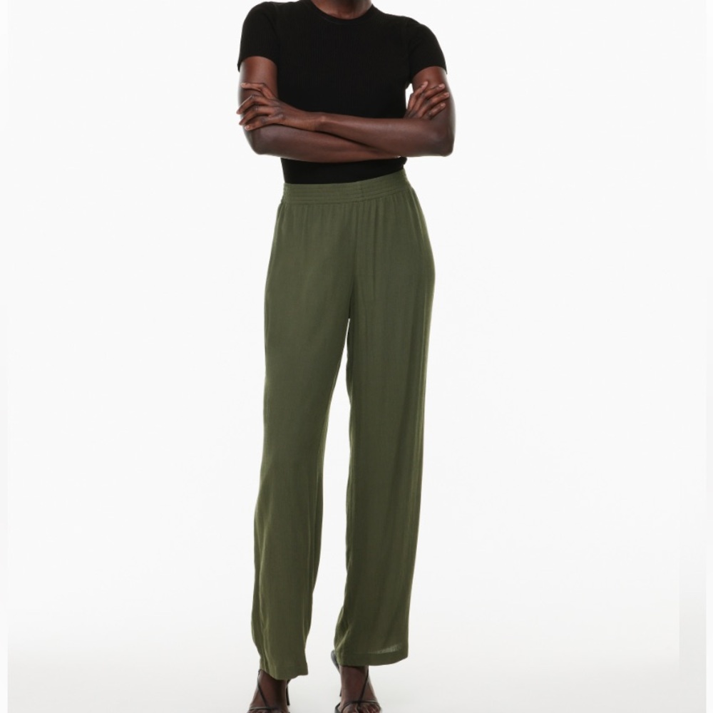 Aritzia Olive Green Pants